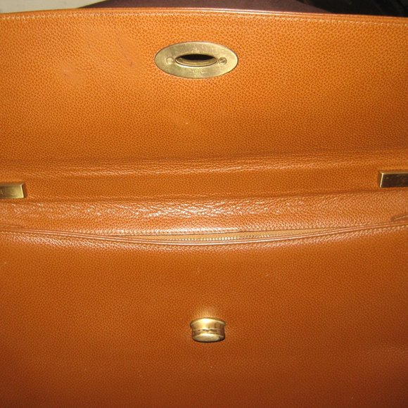 ❤️Vtg COACH Brown Pebbled Leather Madison Drake Briefcase 4420 ITALY +Dustbag - Picture 4 of 7